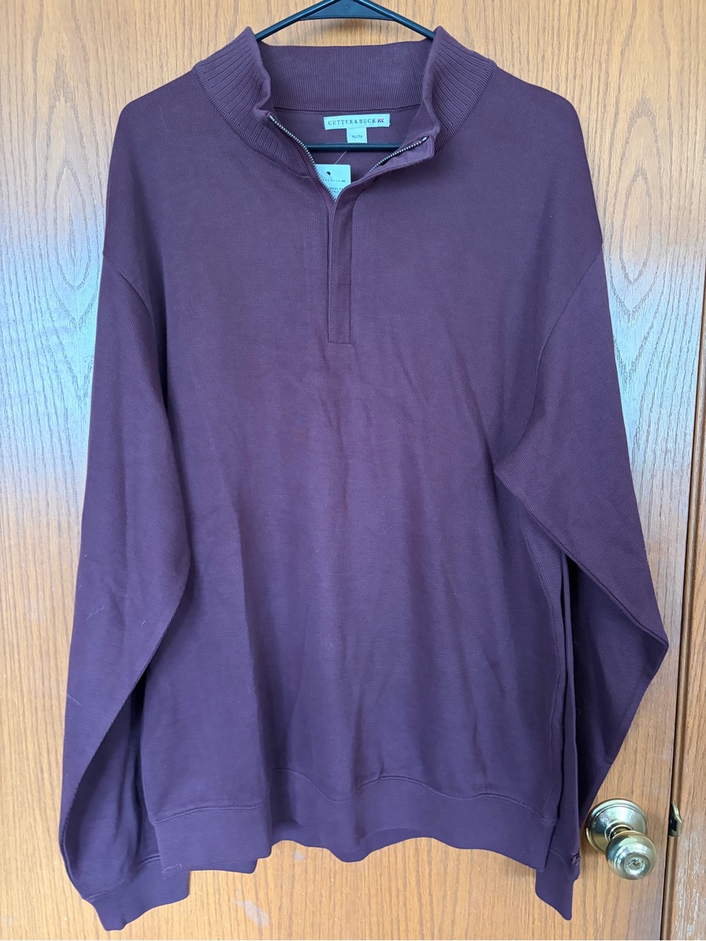 Cutter & Buck Quarter-Zip Pullover - Maroon
